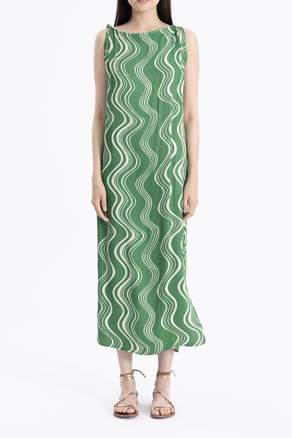 BSL Women Twisted Satin Midi Dress - Nuevo Laredo