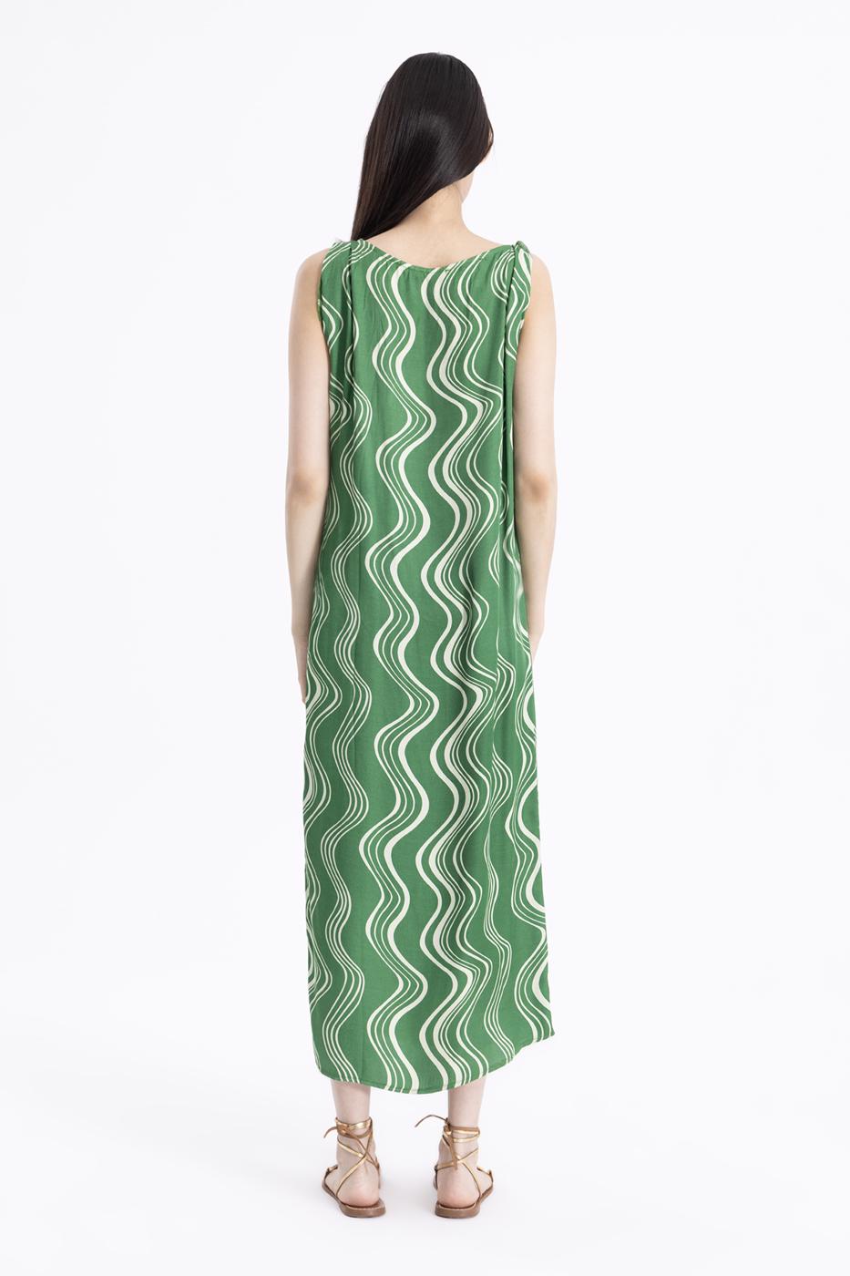 BSL Women Twisted Satin Midi Dress - Nuevo Laredo