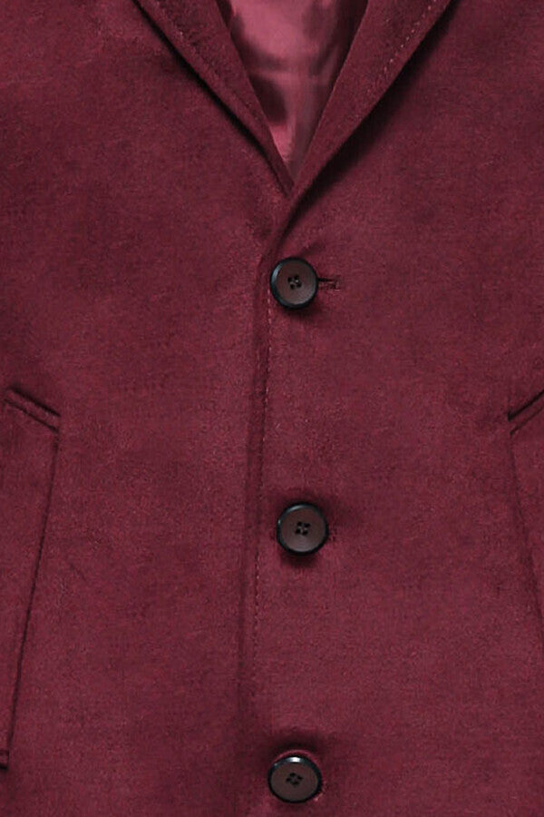 WSS Burgundy Long Coat  - Khartsyzk