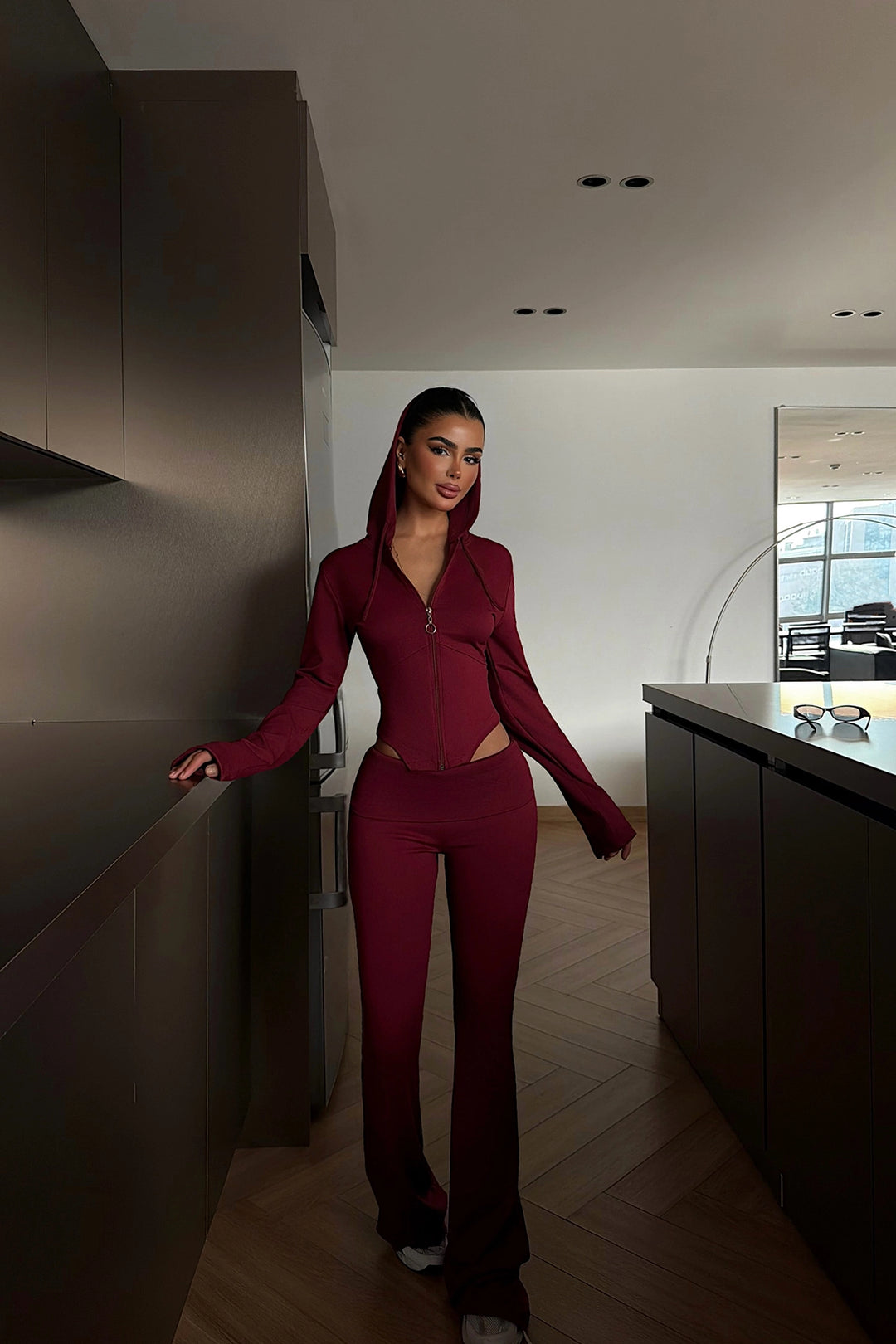 EYY Women Burgundy Pascale Set - Jelgava