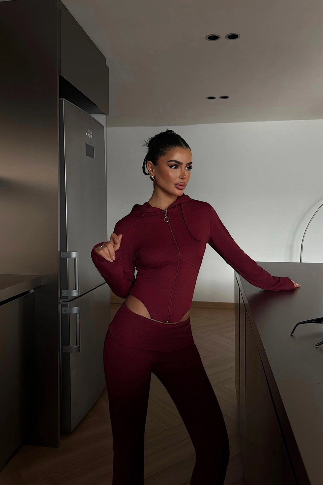 EYY Women Burgundy Pascale Set - Jelgava