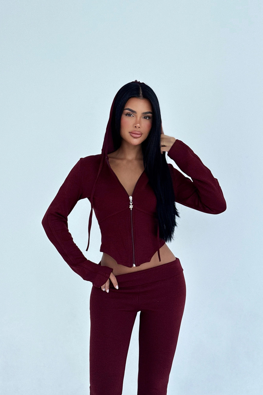 EYY Women Bordo Pantolon Takımı - Juventino Rosas