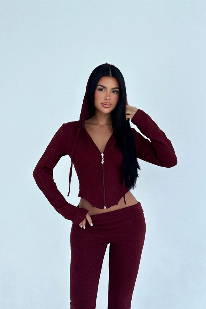 EYY Women Bordo Pantolon Takımı - Juventino Rosas