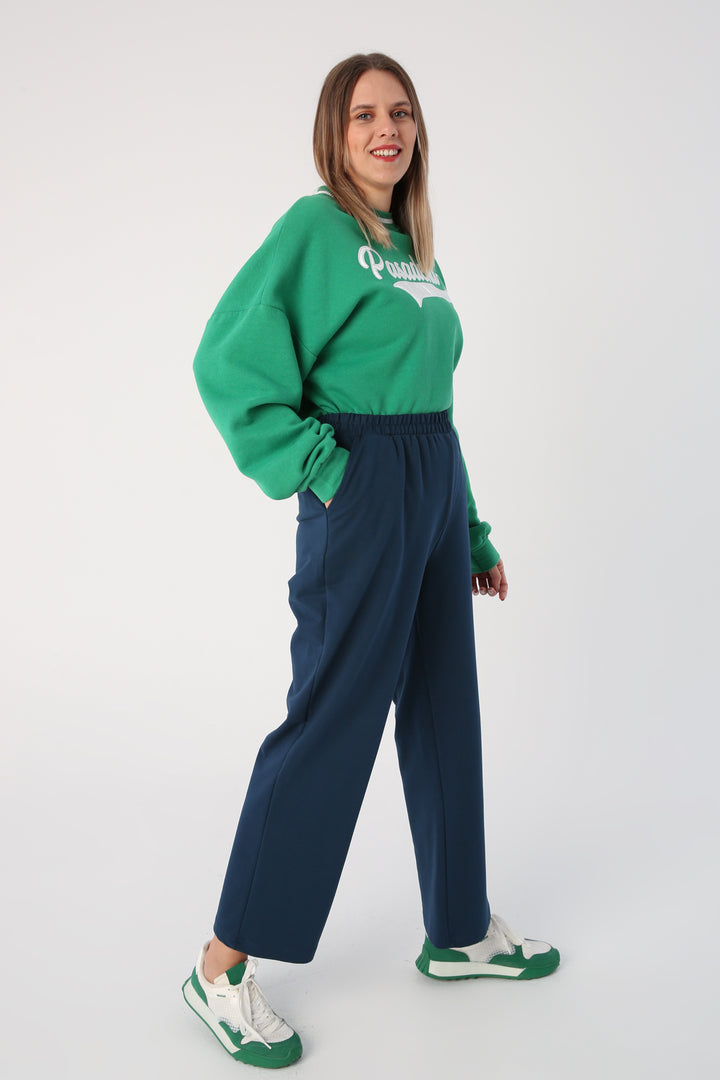 TLD Women Allday Village Indigo Plus Size Elastic Sweatpants - Évreux