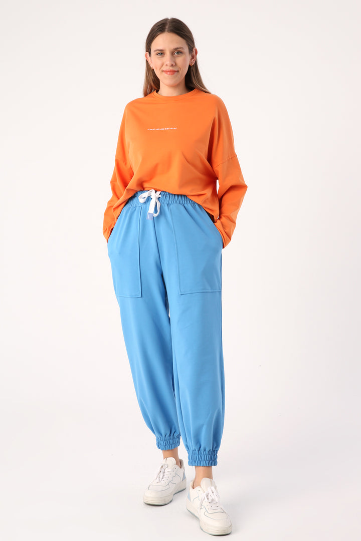 TLD Women Allday Saks Hemmed Cuff Detailed Sweatpants - Tigard