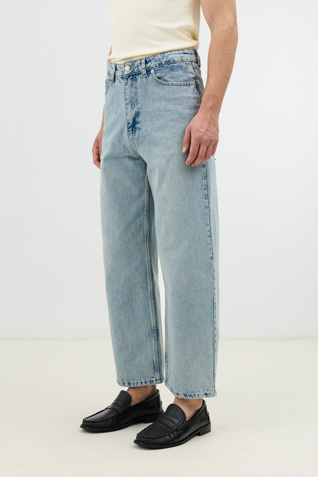 ANT Antioch Buz Mavisi Relax Fit Erkek Jean - Marbella