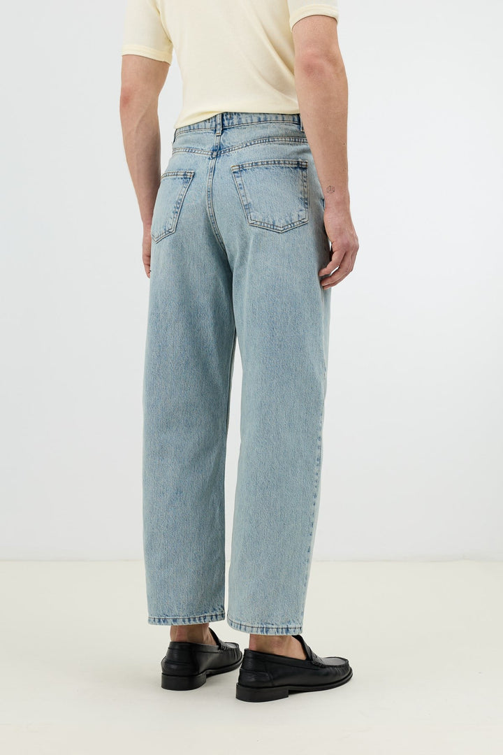 ANT Antioch Buz Mavisi Relax Fit Erkek Jean - Marbella