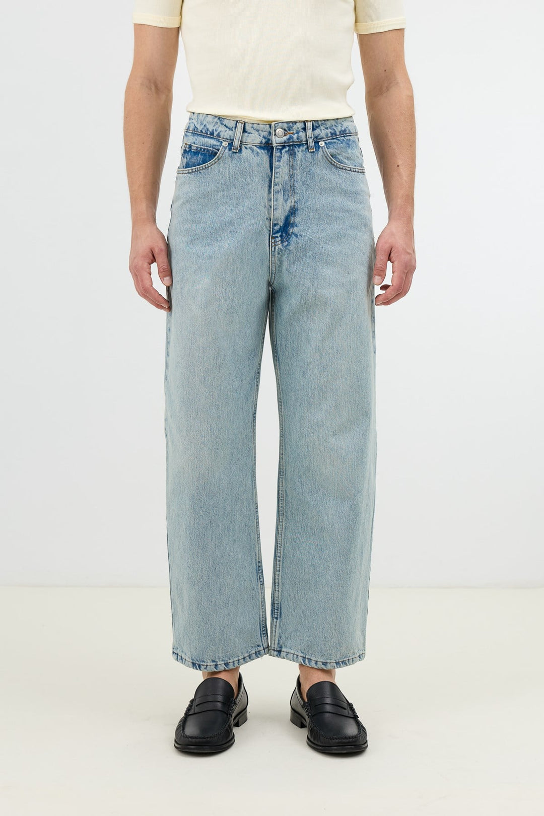 ANT Antioch Buz Mavisi Relax Fit Erkek Jean - Marbella