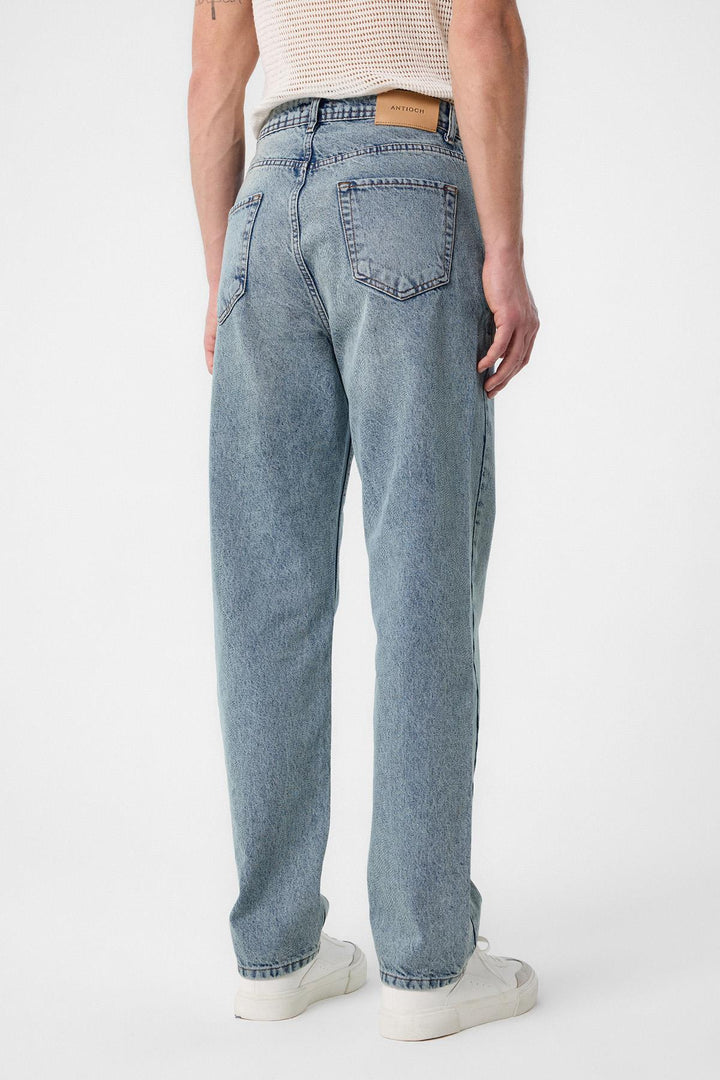 ANT Antioch Ice Blue High Waist Regular Fit Men's Jeans - Udine