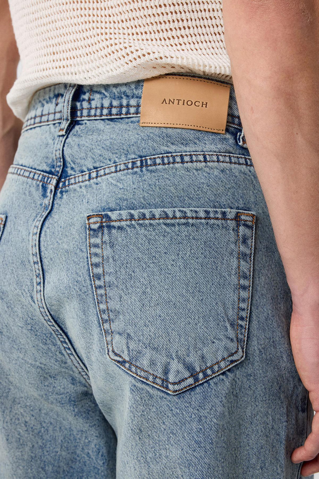 ANT Antioch Ice Blue High Waist Regular Fit Men's Jeans - Udine