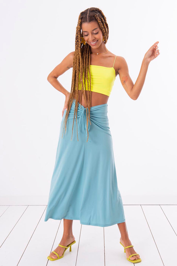 BSL Women Shirring Midi Skirt - Ixtlahuaca