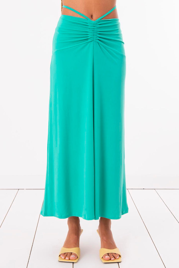 BSL Women Shirring Midi Skirt - Noisy-le-Grand