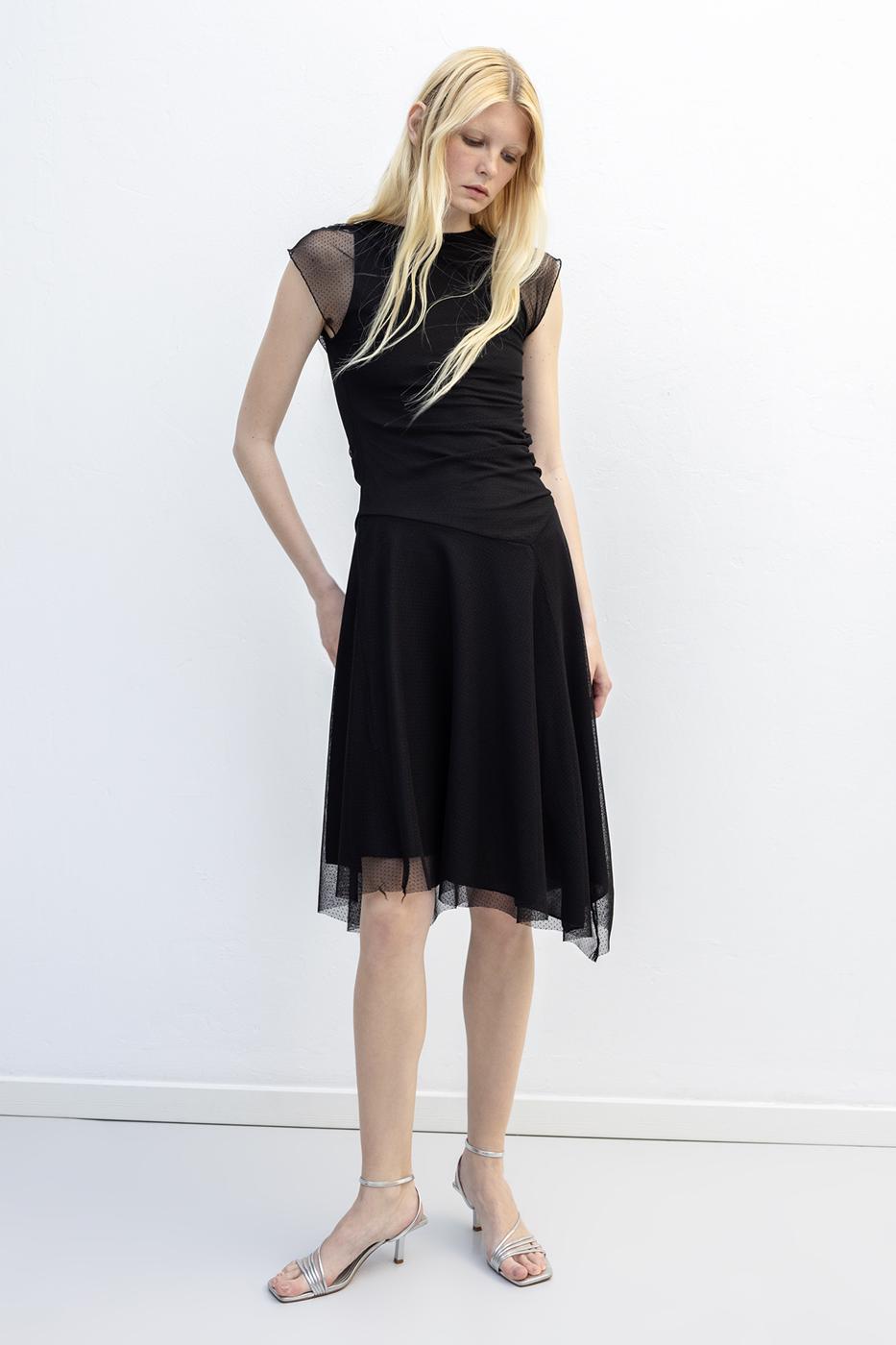 BSL Women Pleated Tulle Dress - Saronno