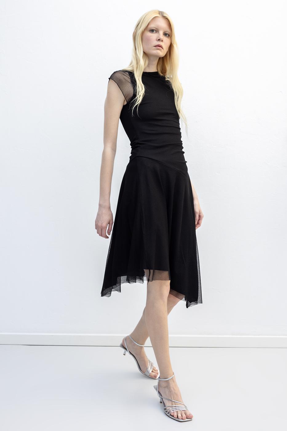 BSL Women Pleated Tulle Dress - Saronno