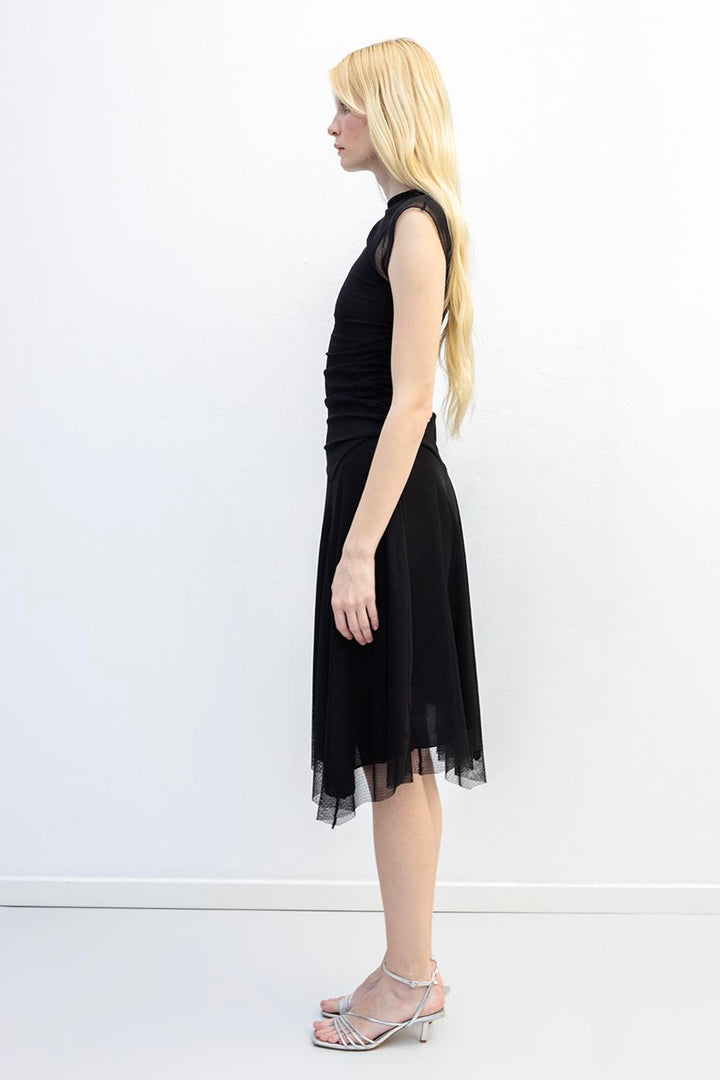 BSL Women Pleated Tulle Dress - Saronno