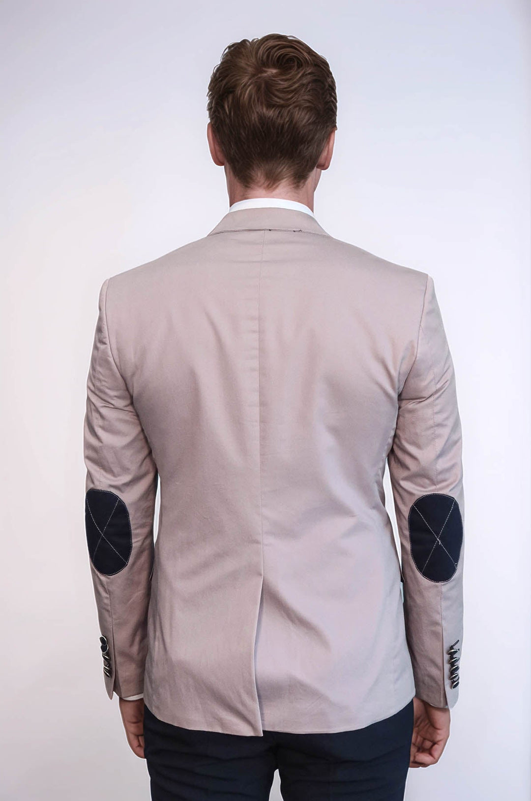 WSS 2 Buttons 3 Pockets Crested Cotton Light Pink Jacket  - Aurora