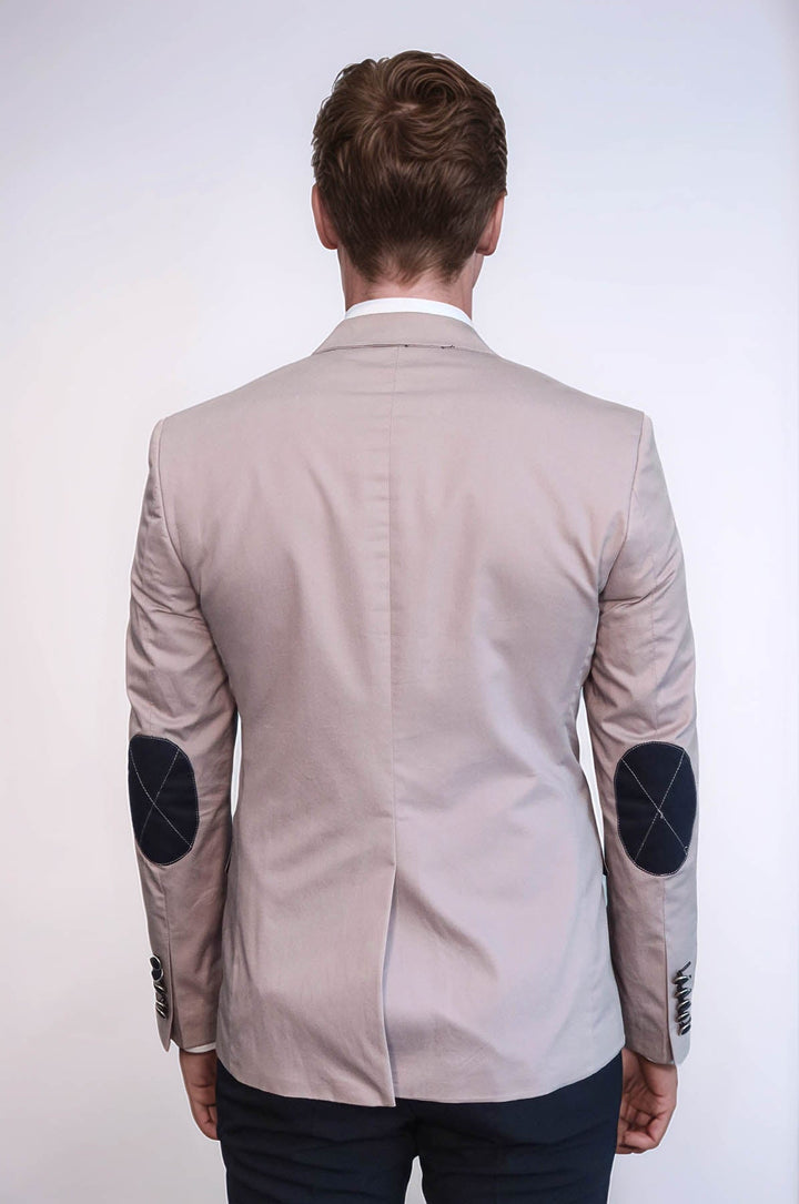 WSS 2 Buttons 3 Pockets Crested Cotton Light Pink Jacket  - Aurora