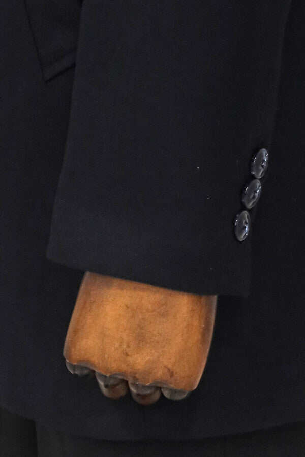 WSS Cachet Slim Fit Wide Lapel Charcoal Men Coat  - Bonita Springs