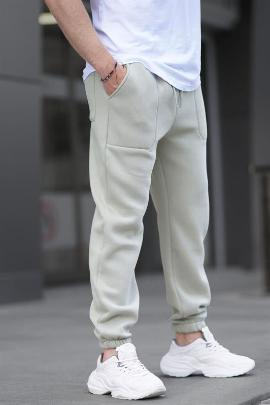 MDX Çağla Green Pocket Detailed Men's Basic Sweatpants 6522 - Lehigh Acres