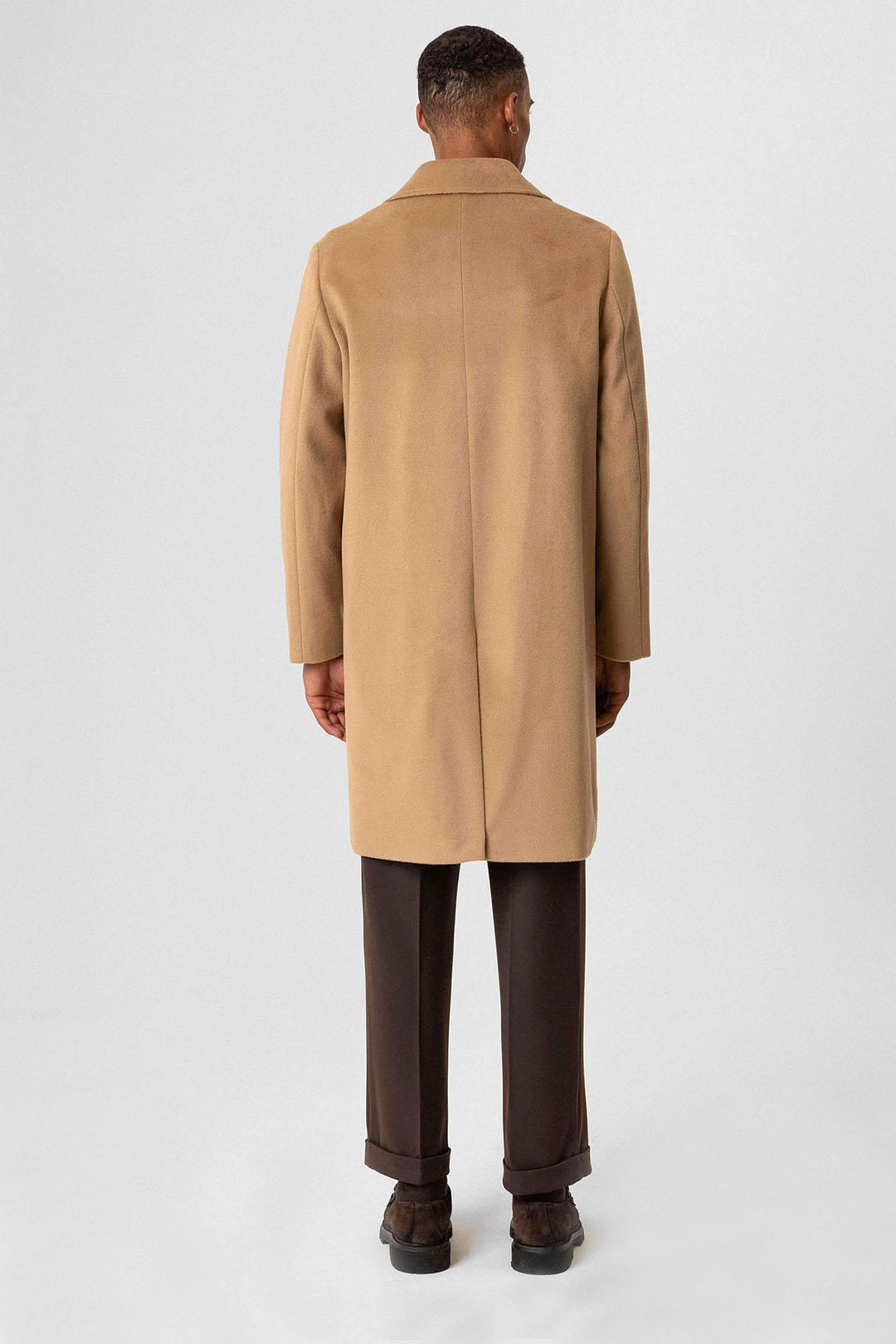 ANT Antioch Camel Textured Men's Coat - Franconville