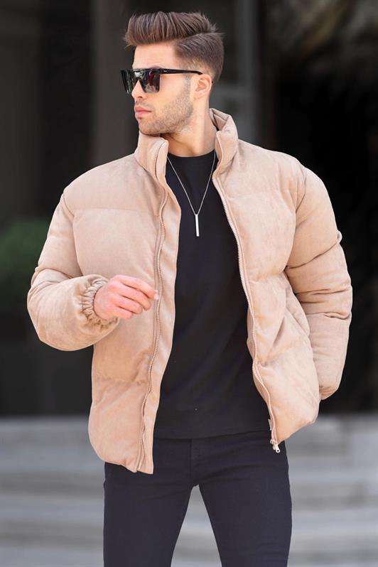 سترة منتفخة للرجال من MDX Camel Nubuck 6802 - إيدينا