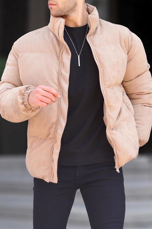 سترة منتفخة للرجال من MDX Camel Nubuck 6802 - إيدينا