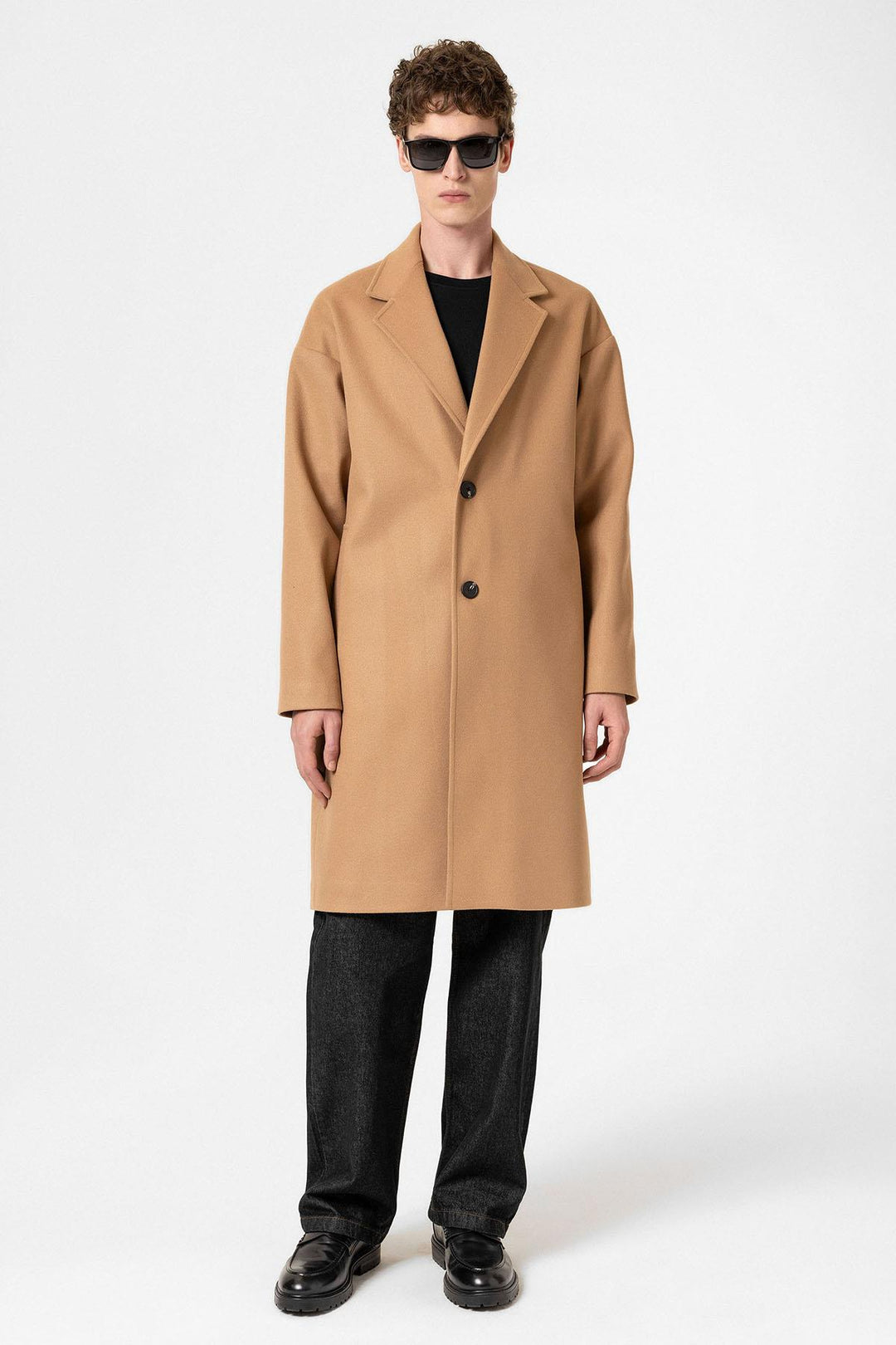ANT Antioch Camel Oversize Men's Coat - Rodgau