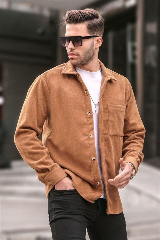 MDX Camel Regular Fit Lumberjack Shirt 5580 - Roanoke