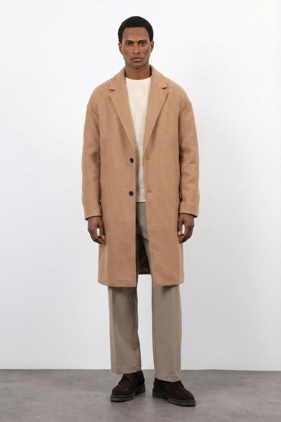 ANT Antioch Camel Relax Fit Men's Coat - Chieti