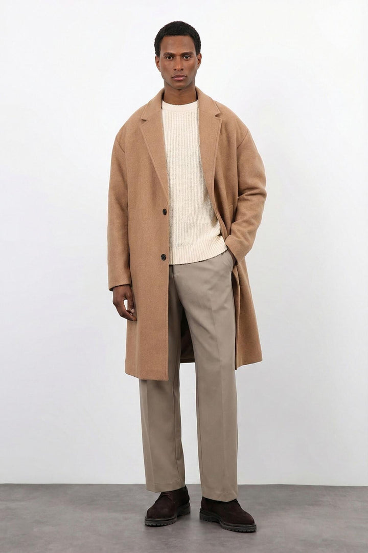 ANT Antioch Camel Relax Fit Men's Coat - Chieti