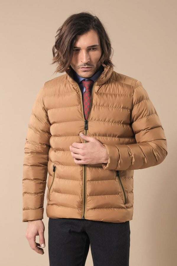 WSS Camel Short Men Down Jacket  - Joliet