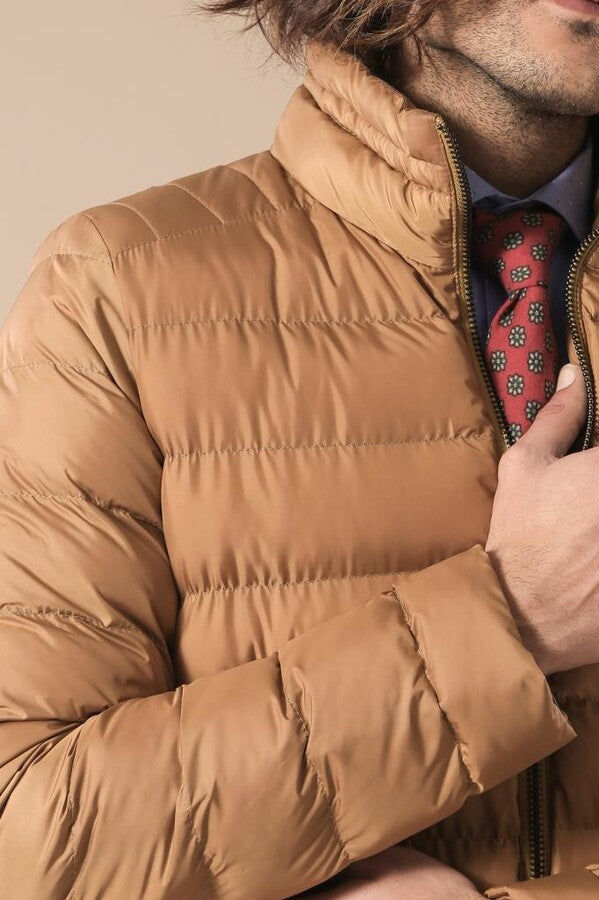 WSS Camel Short Men Down Jacket  - Joliet