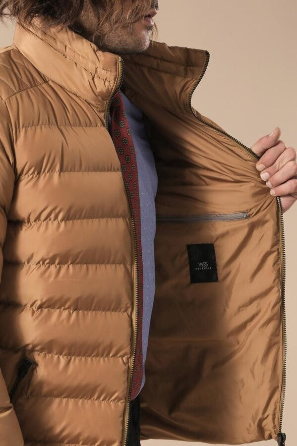 WSS Camel Short Men Down Jacket  - Joliet