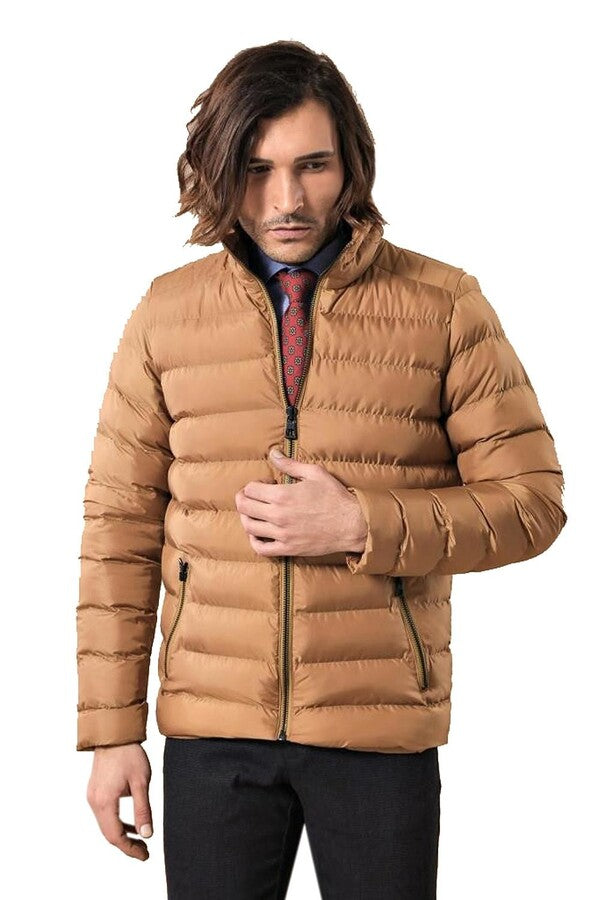 WSS Camel Short Men Down Jacket  - Joliet