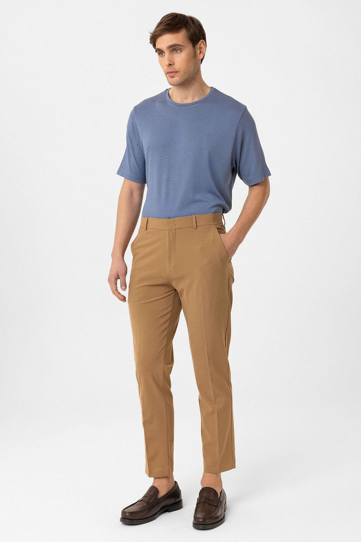 ANT Antioch Camel Slim Fit Comfort Erkek Pantolon - West Jordan