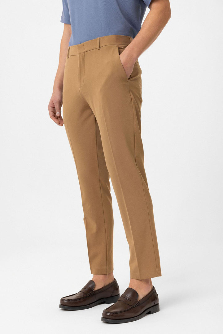 ANT Antioch Camel Slim Fit Comfort Erkek Pantolon - West Jordan