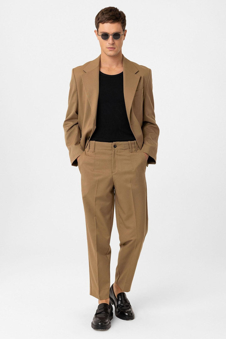 ANT Antioch Camel Yüksek Bel Straight Fit Erkek Pantolon - Sorel-Tracy