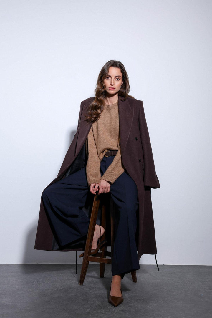 ANT Antioch Camel Wool Blend Women's Sweater - Tamworth