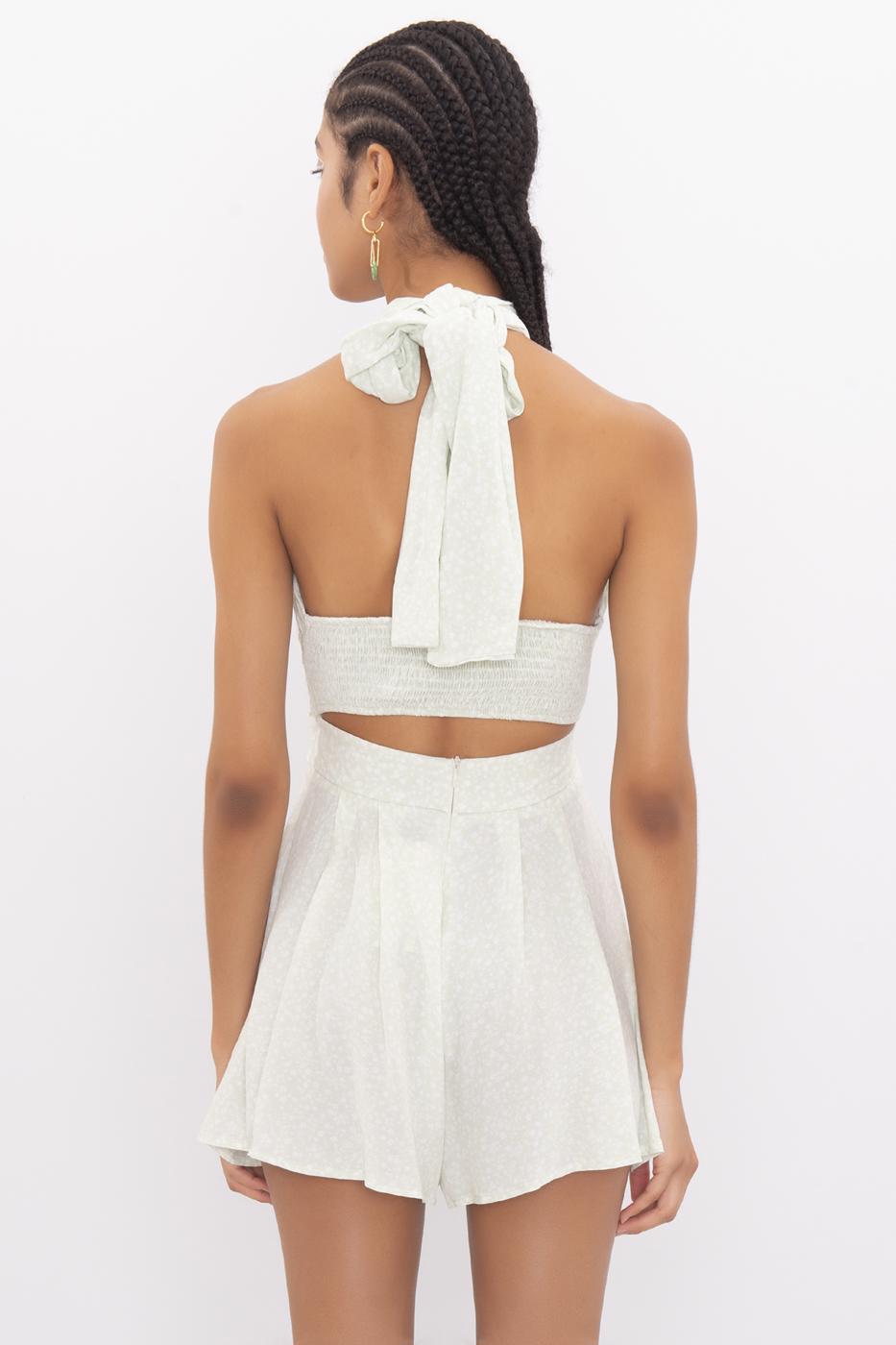 BSL Women Cross tie romper - Aurora