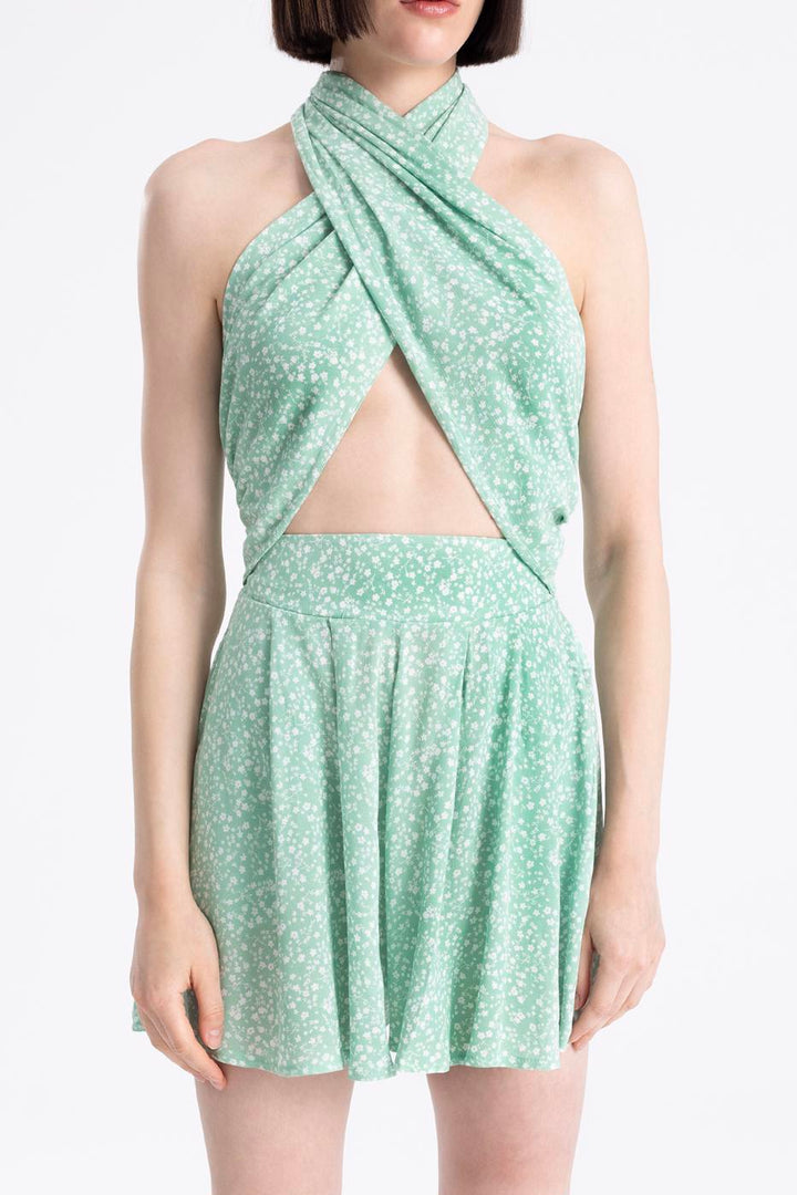 BSL Women Cross tie romper - Holubivske