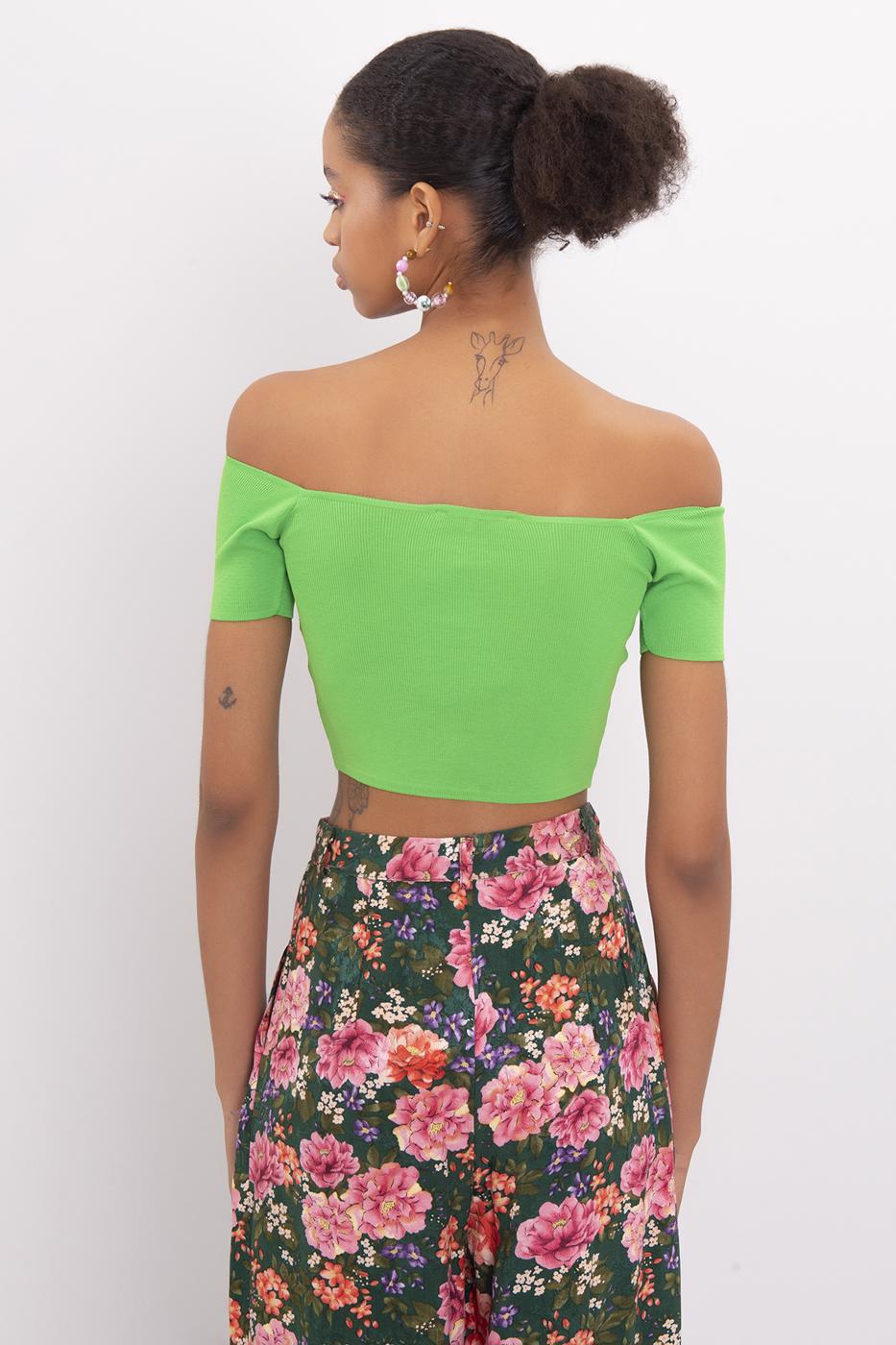 BSL Women Carmen Collar Knit Body - Galeana