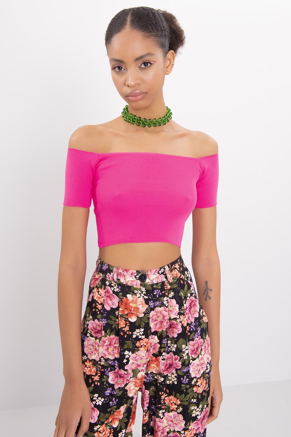 BSL Women Carmen Collar Knit Body - Calais