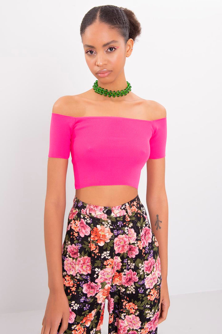 BSL Women Carmen Collar Knit Body - Calais