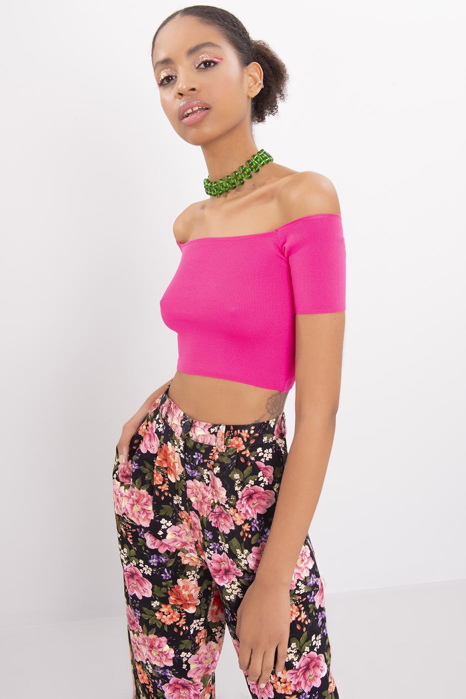 BSL Women Carmen Collar Knit Body - Calais