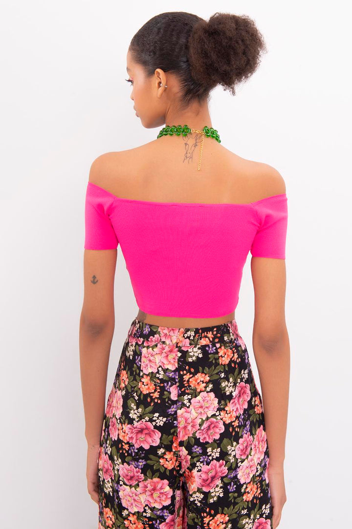 BSL Women Carmen Collar Knit Body - Calais