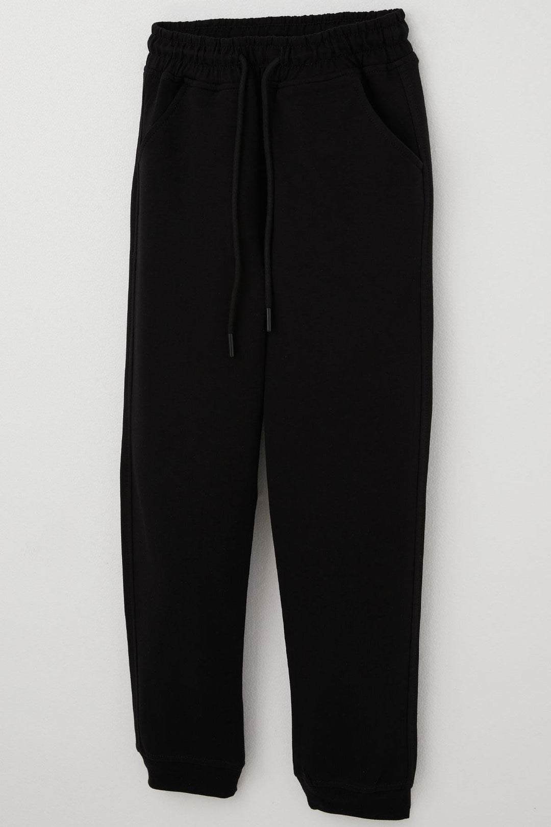 BRE Cegısa Boys' Sweatpants with Drawstring Pockets 6-9 Years, Black - San Tan Valley