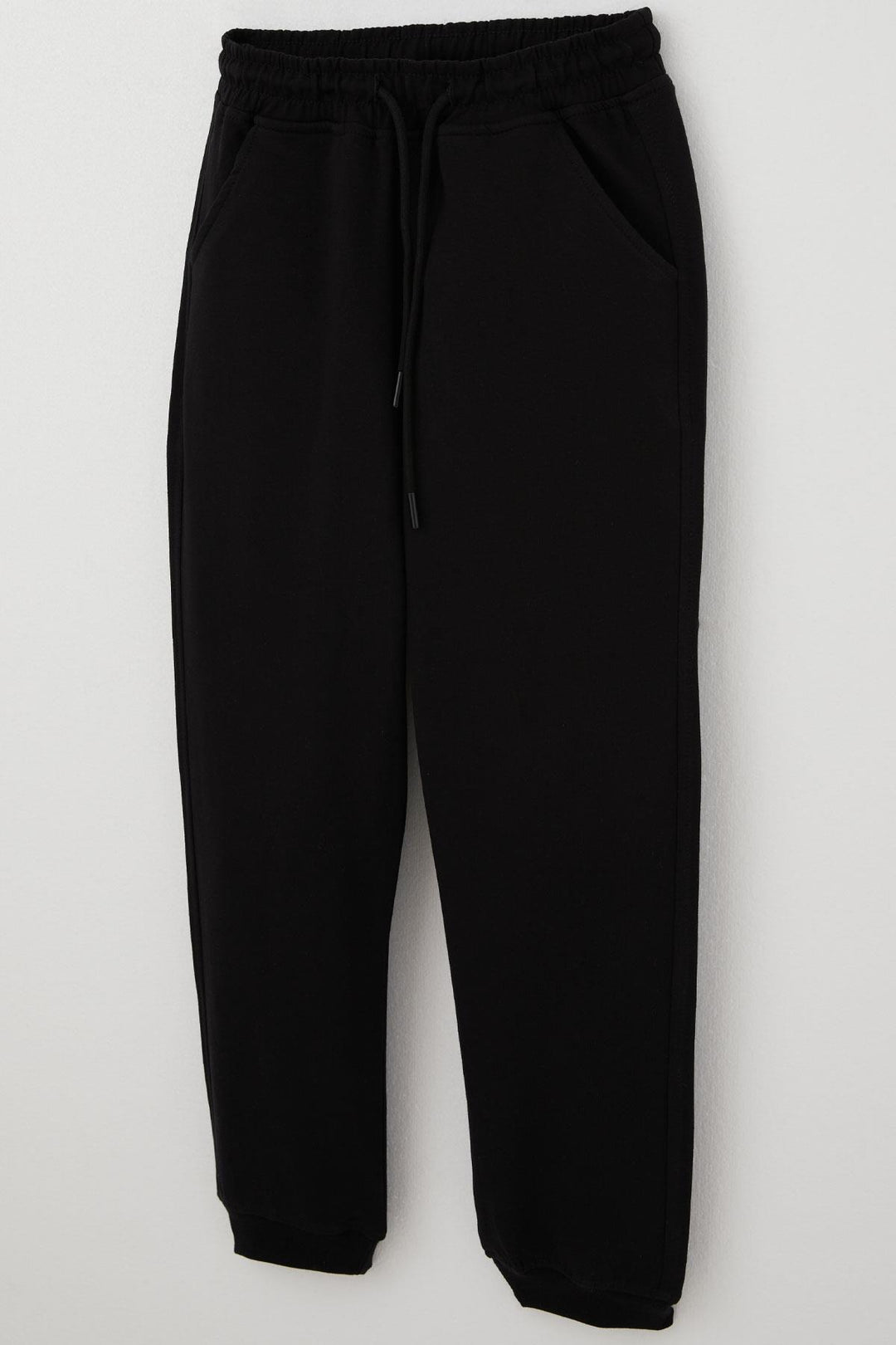 BRE Cegısa Boys' Sweatpants with Drawstring Waistband and Pockets, Elastic Waist, 102 Years, Black - Maidstone