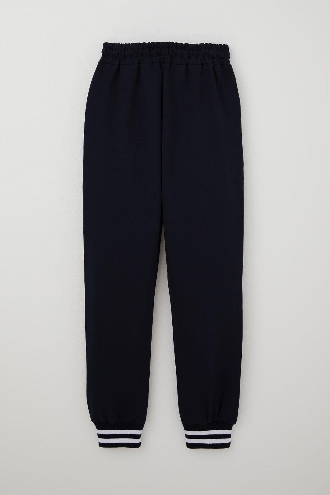 BRE Cegısa Girl's Ribbed Cuffed Sweatpants with Drawstring Pockets, Navy, 114 Years - Podujevë