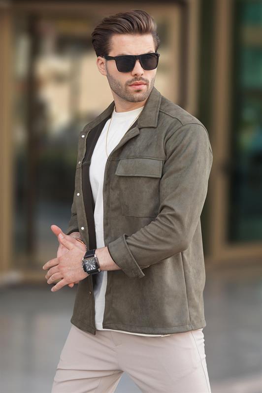 MDX Haki Pocket Detailed Shirt Jacket 6748 - Fayetteville