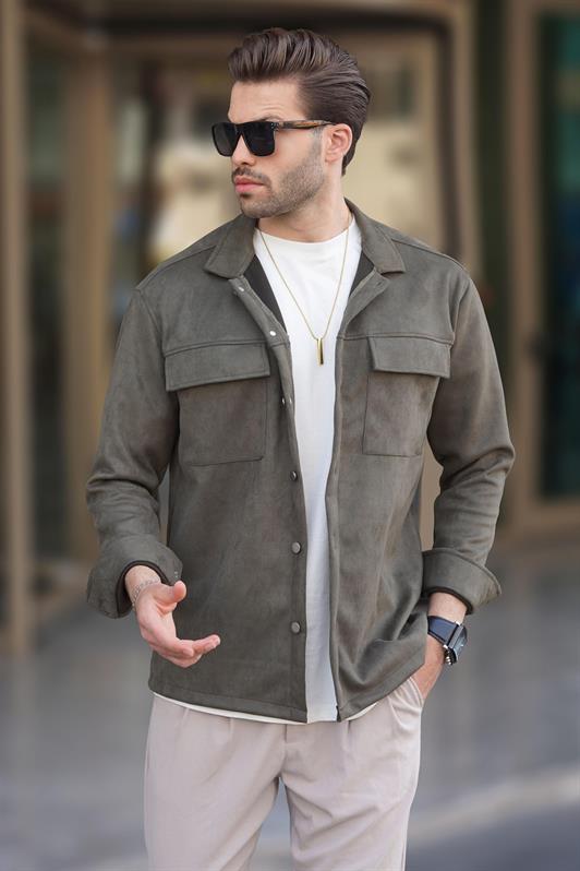 MDX Haki Pocket Detailed Shirt Jacket 6748 - Fayetteville